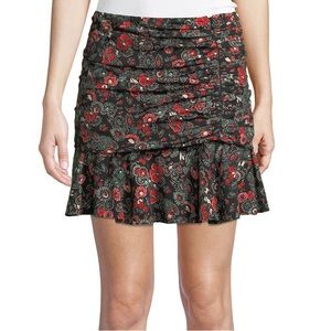 VERONICA BEARD Noon Floral Print Skirt